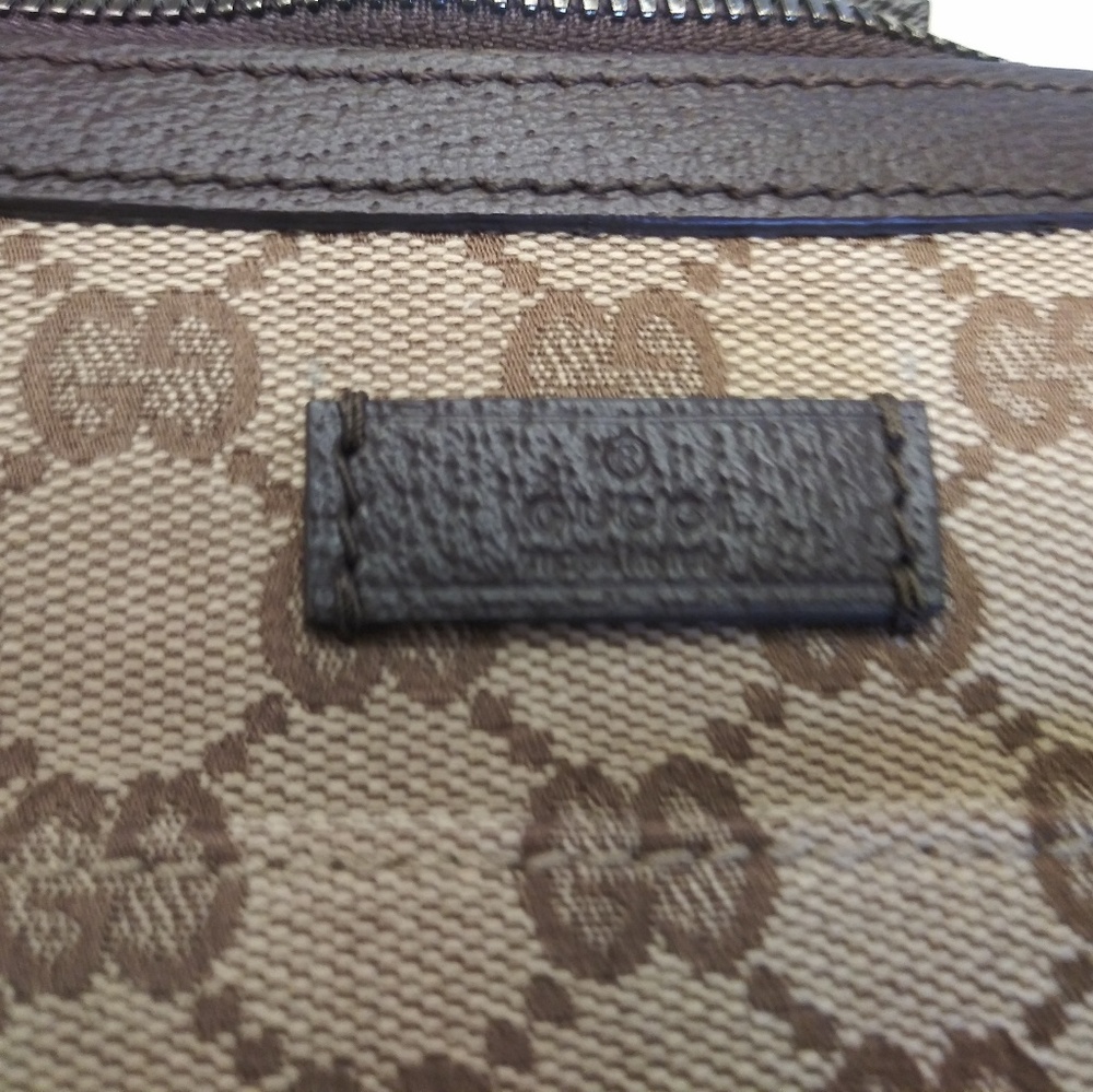 Gucci Horsebit Canvas and Leather Shoulder Bag New - Picture 6 of 8
